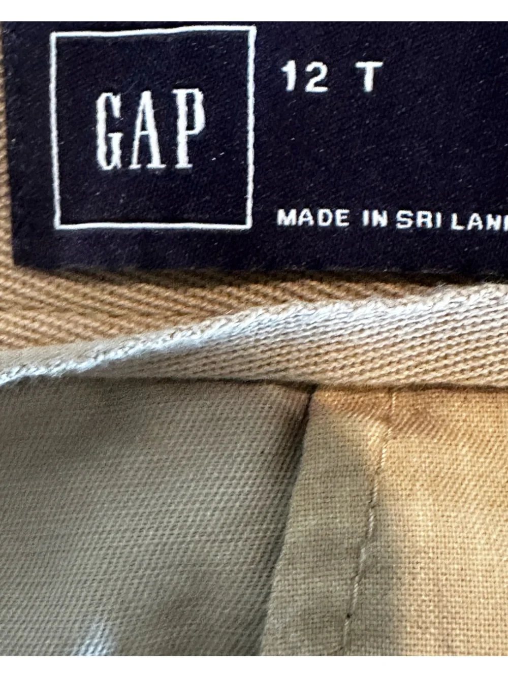 GAP Tan Cotton Chino Shorts